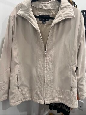 Vintage Limited Edition London Fog Jacket with Floral Embroidery